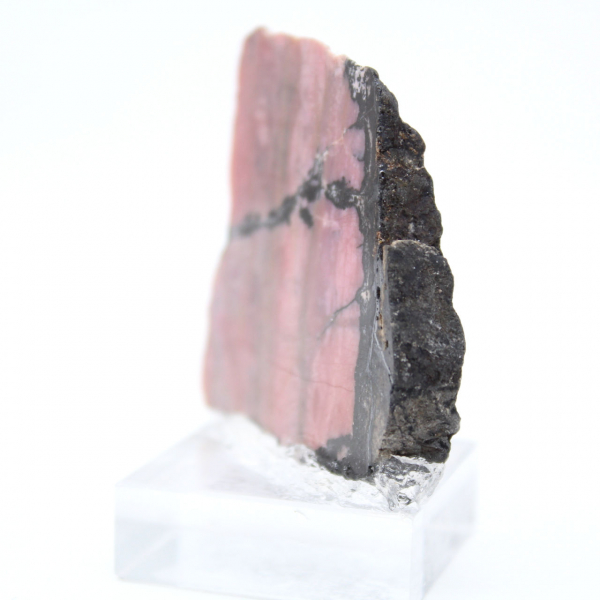Fetta di Rodonite naturale ideale per decorazione