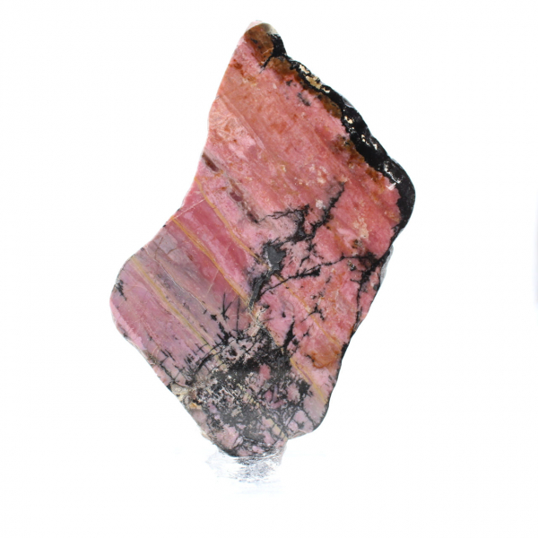 Fetta di Rodonite per uso decorativo