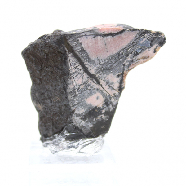 Fetta autentica di pietra di Rodonite
