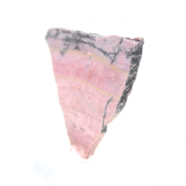 Fetta di Rodonite lucidata di qualità per decorazione