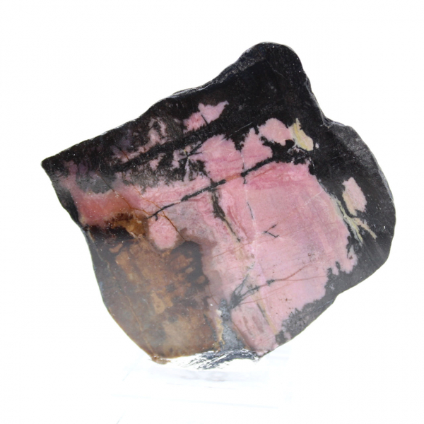 Fetta di Rodonite naturale ideale per decorazione