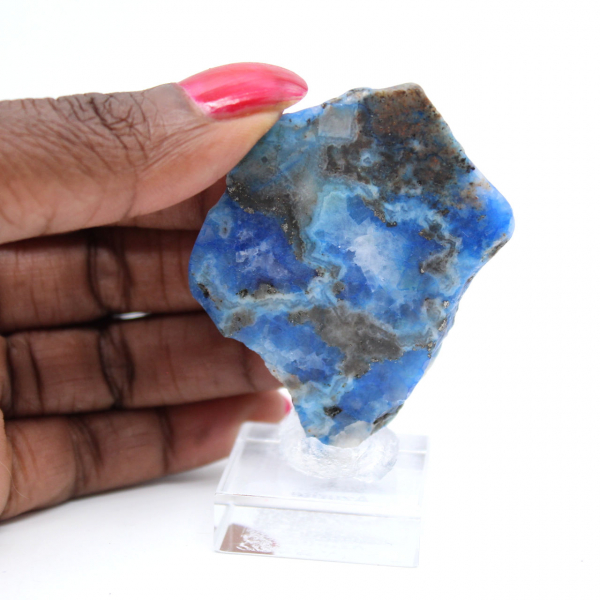 Fetta di Azurite Malachite per collezione di minerali