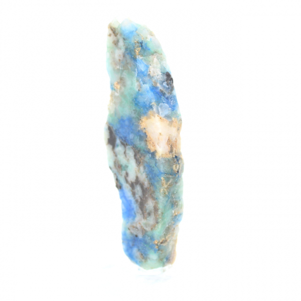 Fetta lucidata di Azurite Malachite minerale grezzo di qualità