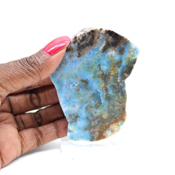 Fetta di Azurite Malachite per ornamento