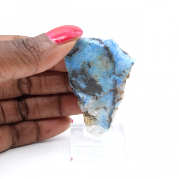 Fetta di pietra di Azurite Malachite per collezione e creazione