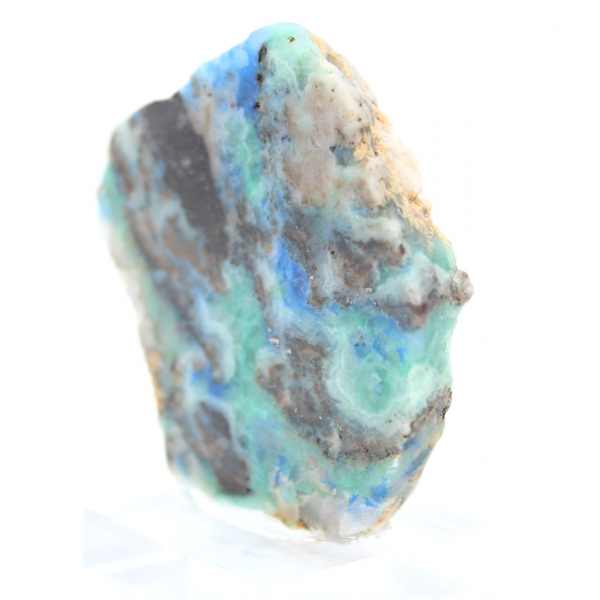 Fetta autentica di pietra di Azurite Malachite per decorazione
