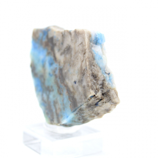 Fetta lucidata di Azurite Malachite minerale grezzo di qualità