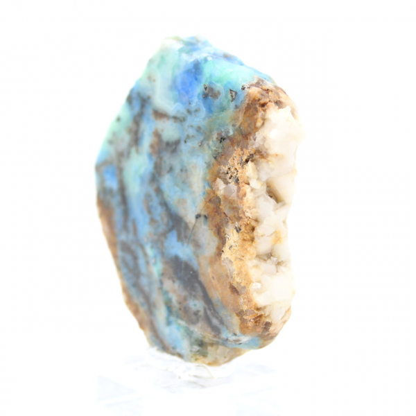 Fetta di pietra di Azurite Malachite per collezione e creazione