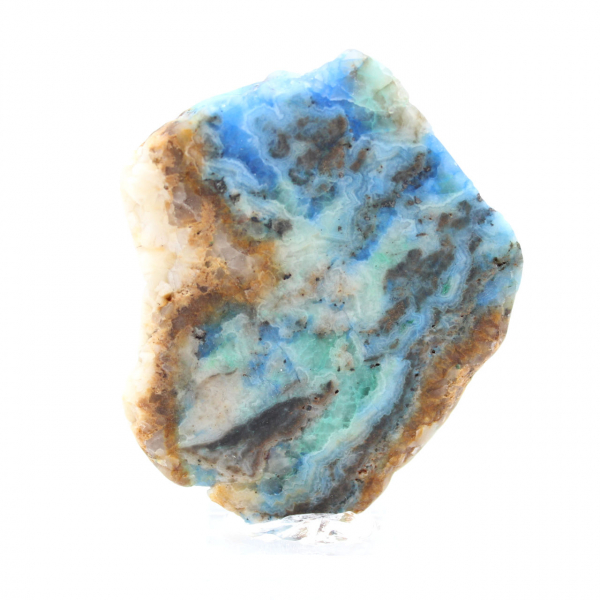Fetta di pietra di Azurite Malachite per collezione e creazione