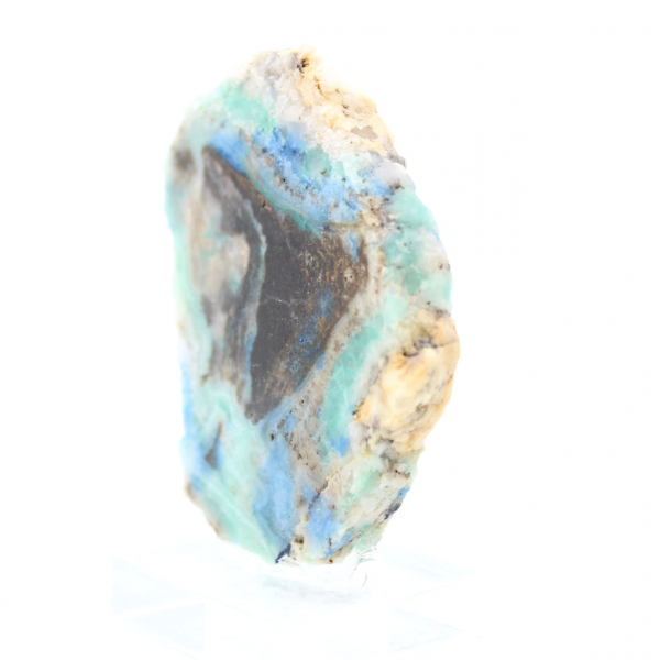 Fetta autentica di pietra di Azurite Malachite per decorazione