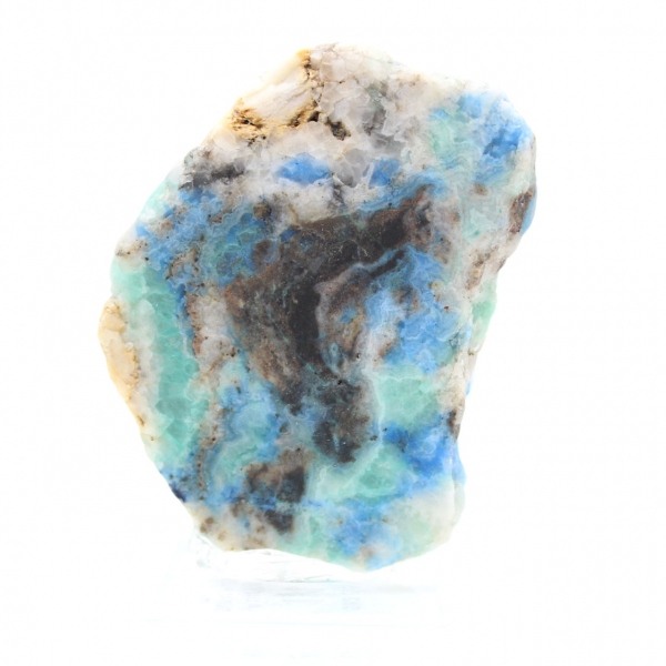 Fetta autentica di pietra di Azurite Malachite per decorazione