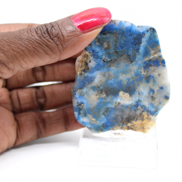 Fetta di pietra di Azurite Malachite per collezione e creazione