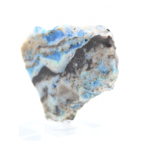 Fetta lucidata di Azurite Malachite minerale grezzo di qualità