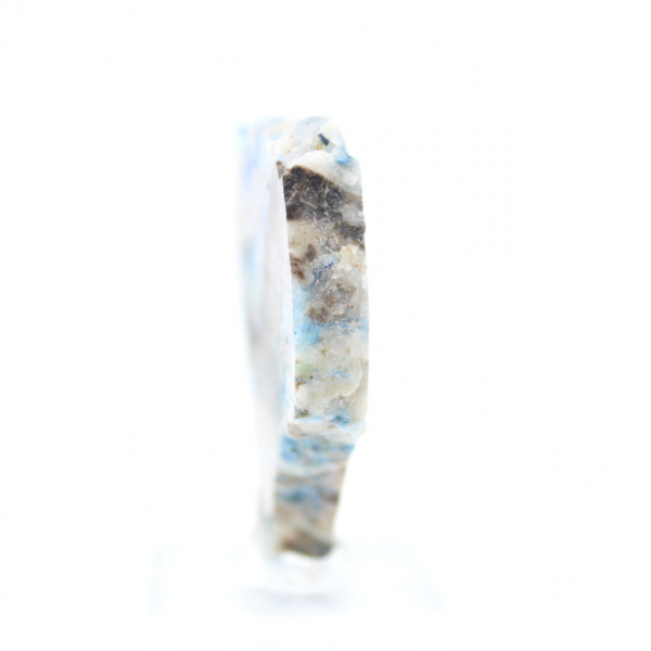 Fetta lucidata di Azurite Malachite minerale grezzo di qualità