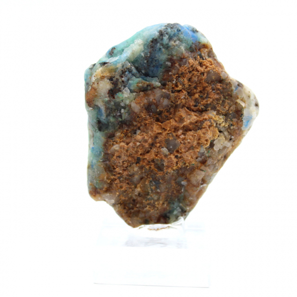 Fetta di pietra di Azurite Malachite per collezione e creazione