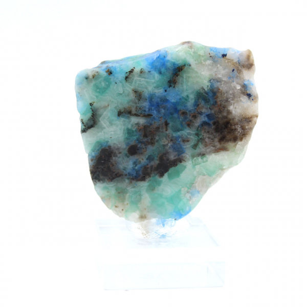 Fetta di Azurite Malachite per collezione di minerali