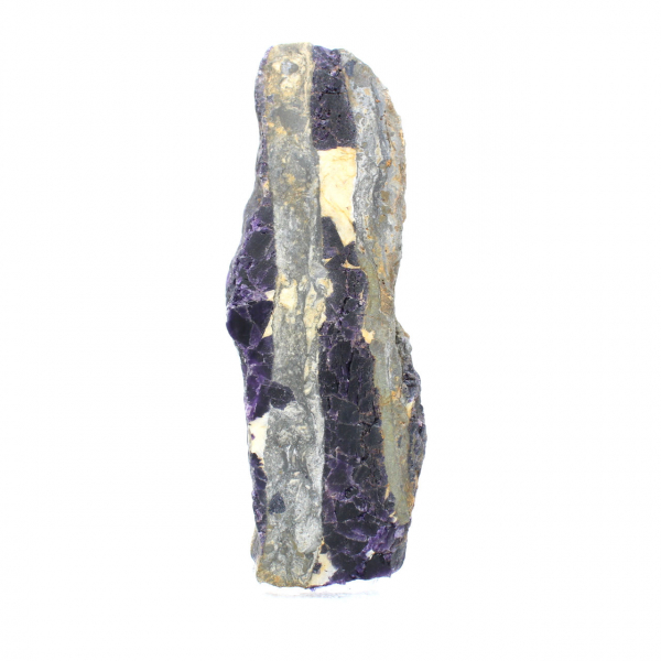 Fetta di Fluorite e Pirite per collezione di minerali