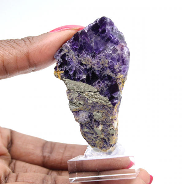 Pietra di Fluorite Pirite naturale minerale unico