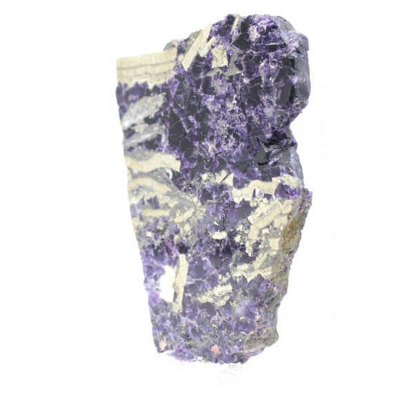 Fetta autentica di Fluorite Pirite per decorazione