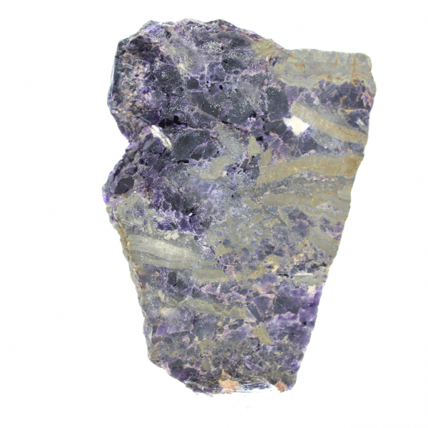Fetta autentica di Fluorite Pirite per decorazione