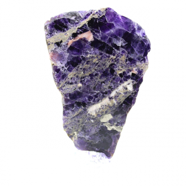 Fetta di Fluorite e Pirite per collezione di minerali