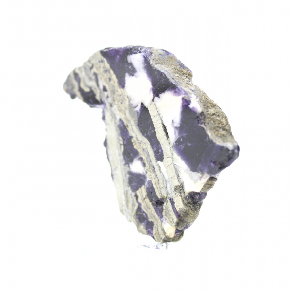 Fetta autentica di Fluorite Pirite per decorazione
