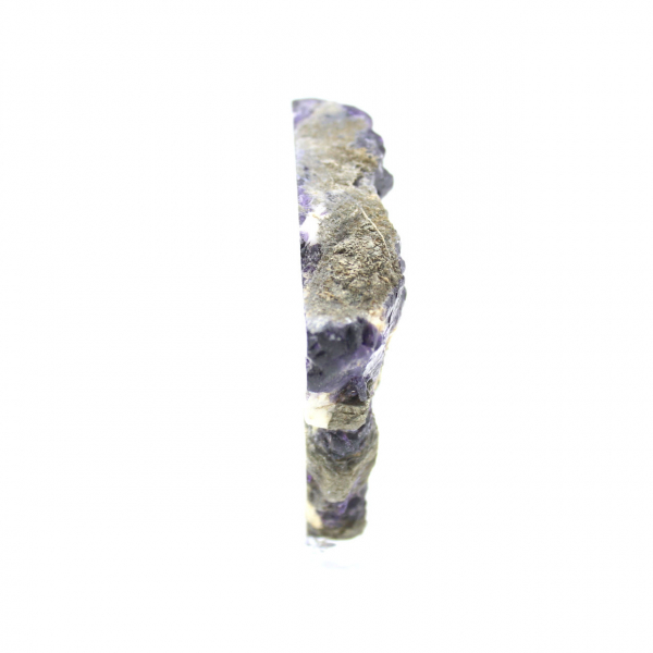 Fetta autentica di Fluorite Pirite per decorazione