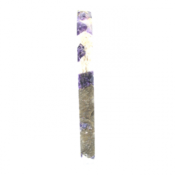 Fetta naturale di Fluorite Pirite ideale per collezione
