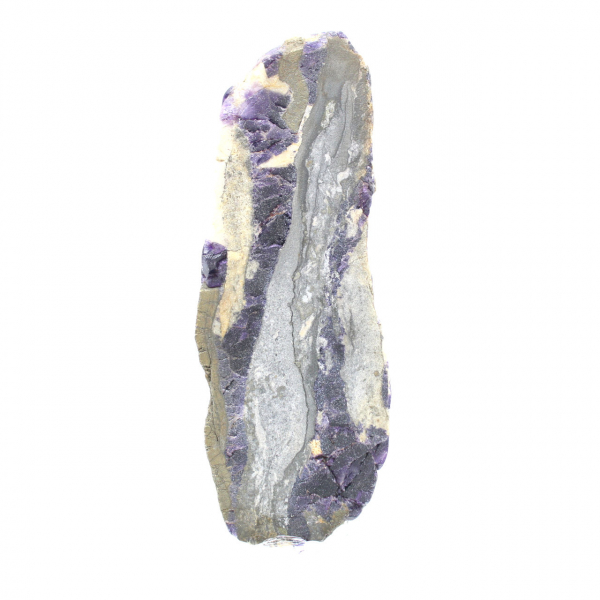 Fetta naturale di Fluorite Pirite ideale per collezione