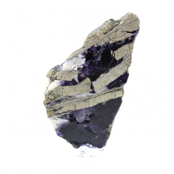 Pietra di Fluorite Pirite naturale minerale unico