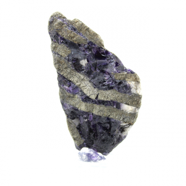 Pietra di Fluorite Pirite naturale minerale unico