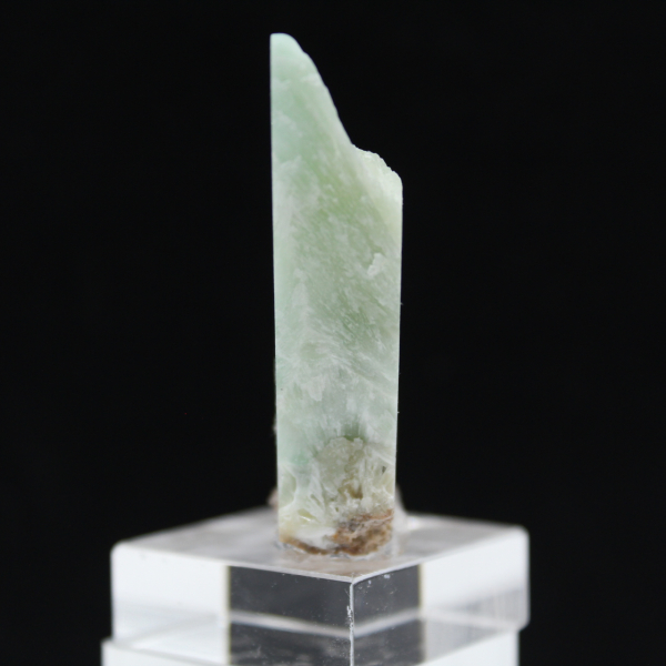 Fetta di Aragonite verde per collezione di minerali