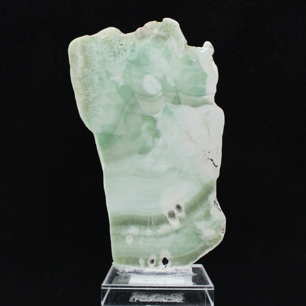 Fetta naturale di Aragonite verde per decorazione