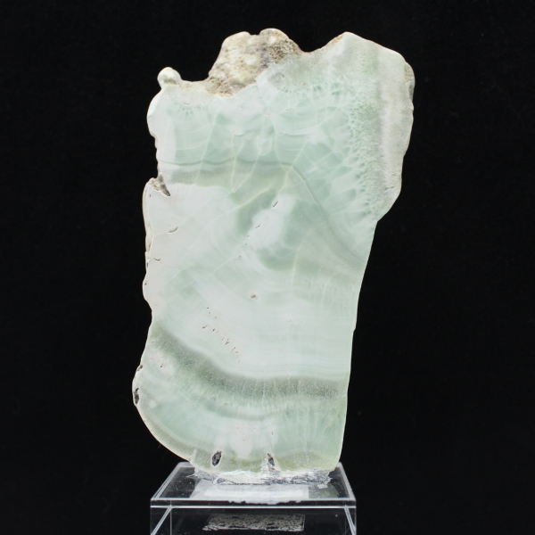 Fetta naturale di Aragonite verde per decorazione