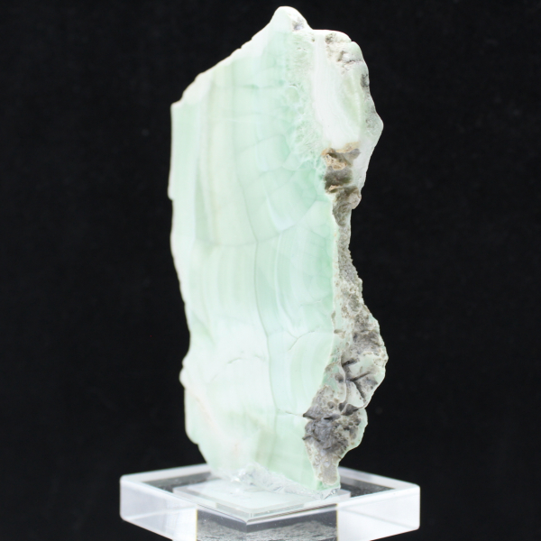 Fetta di pietra di Aragonite verde naturale