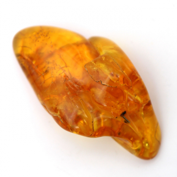 Ciottolo giallo ambrato, pietra naturale dalla Lituania