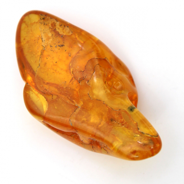 Ciottolo giallo ambrato, pietra naturale dalla Lituania