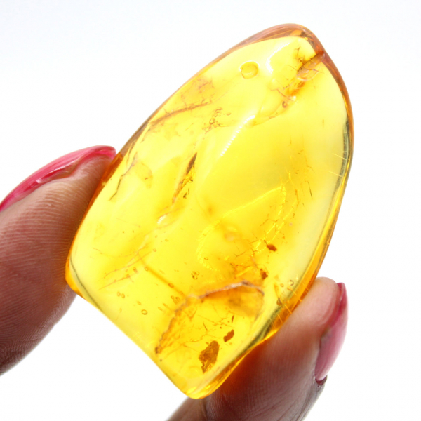 Ciottolo di ambra gialla - Esemplare baltico, articolo autentico