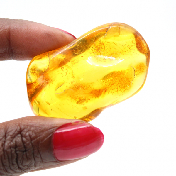 Pietra naturale Ambra gialla – Ciottolo da collezione lituano