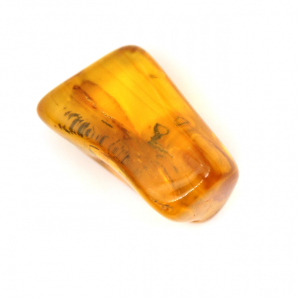 Mini ciottolo di ambra gialla baltica – Fossile per decorazione