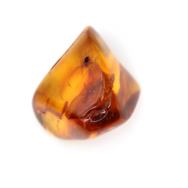 Piccolo esemplare di ciottolo d'ambra lucidato - Lituania autentica
