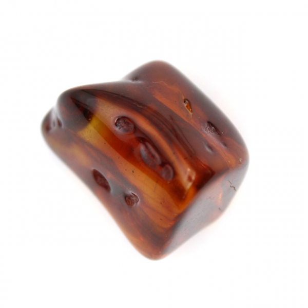 Esemplare di ciottolo d'ambra lucidato - Decorazione d'interni