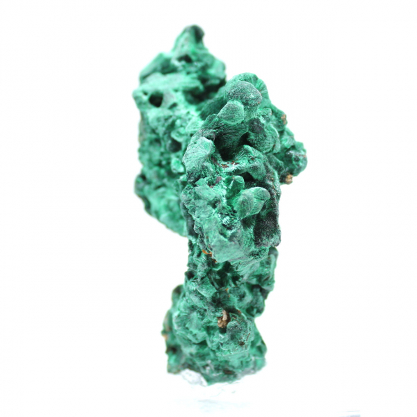 Pezzo grezzo di malachite fibrosa Pezzo grezzo di malachite fibrosa