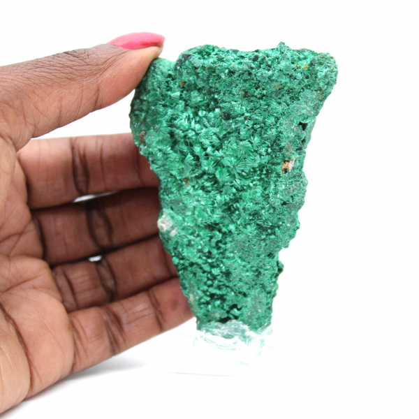 Malachite fibrosa grezza del Congo Malachite fibrosa grezza del Congo
