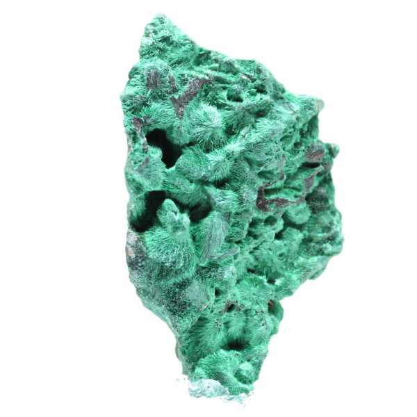 Campione grezzo di malachite fibrosa Campione grezzo di malachite fibrosa