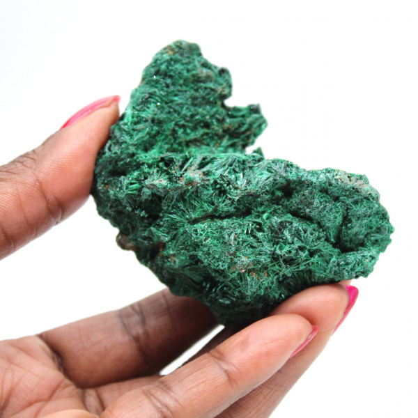 Pietra di malachite fibrosa autentica Pietra di malachite fibrosa autentica