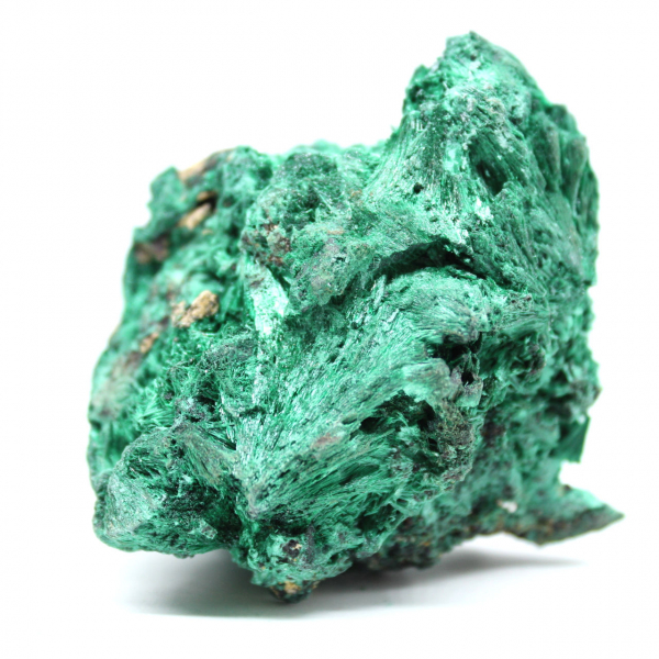 Pietra grezza di malachite fibrosa Pietra grezza di malachite fibrosa