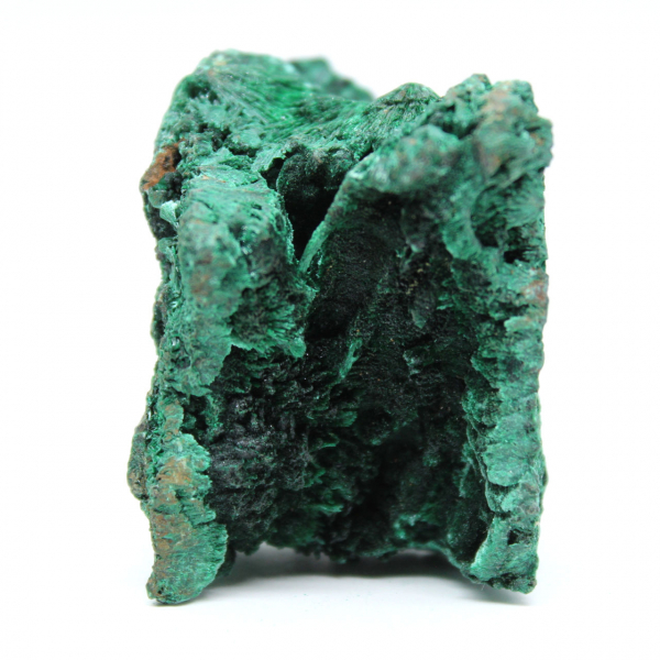 Cristallo di malachite fibrosa grezza Cristallo di malachite fibrosa grezza