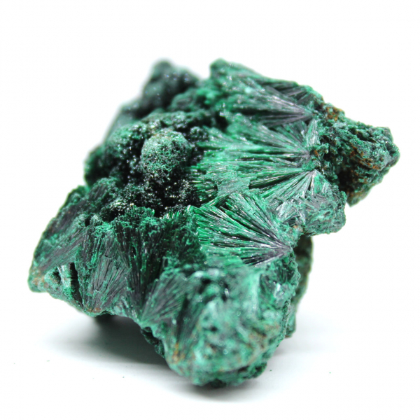 Malachite fibrosa in pietra grezza Malachite fibrosa in pietra grezza