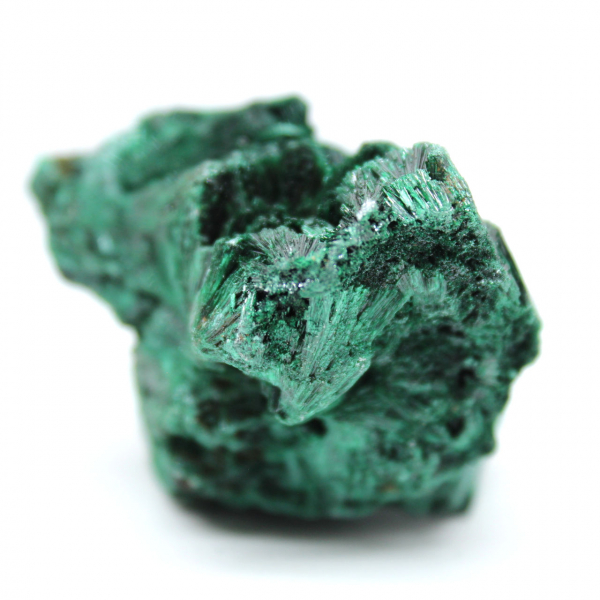 Malachite fibrosa in pietra grezza Malachite fibrosa in pietra grezza